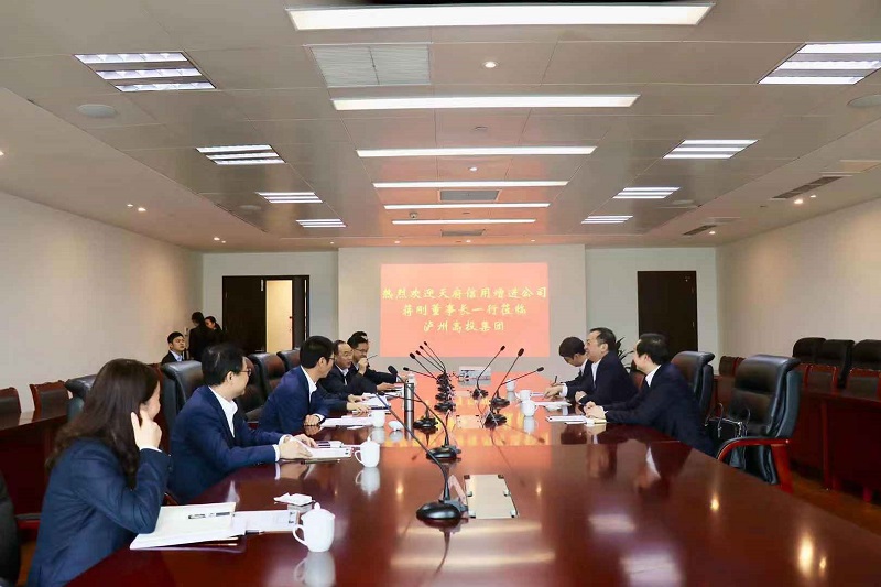公司董事长带队赴泸州高新区座谈交流