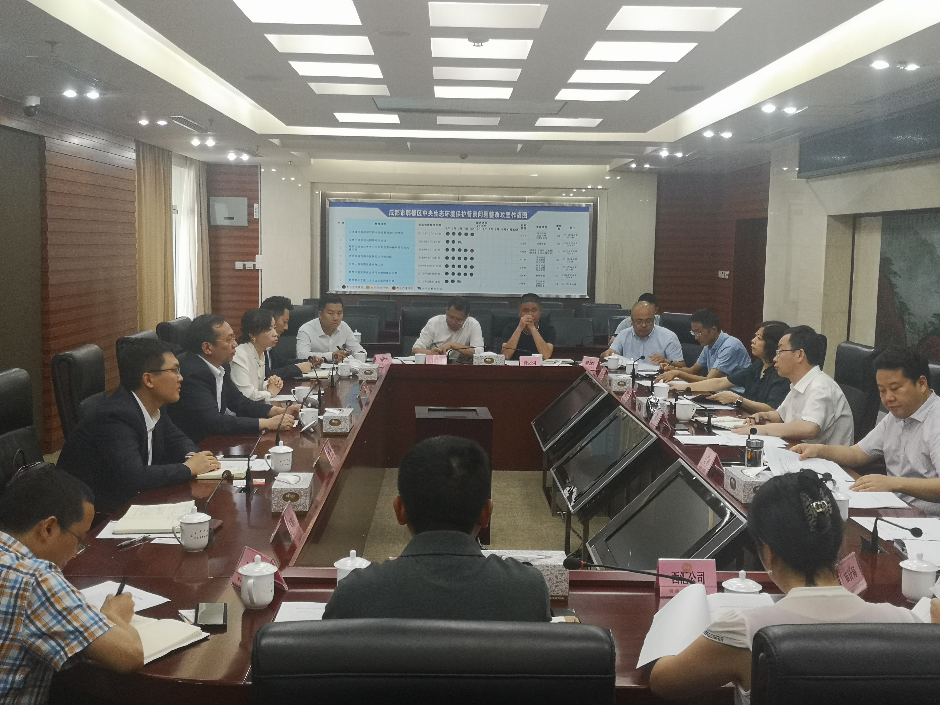 公司董事长带队赴郫都区交流座谈