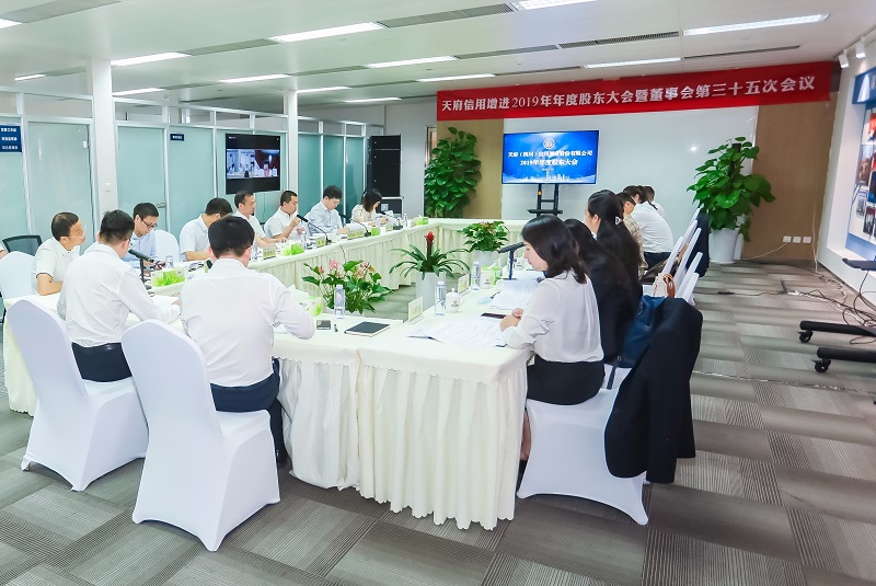 天府信用增进公司召开2019年度股东大会暨董事会第三十五次会议